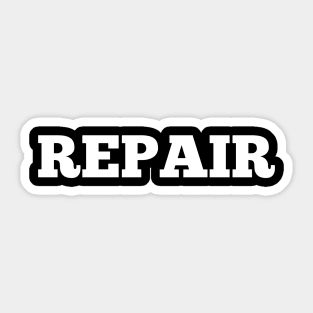 Repair Sticker